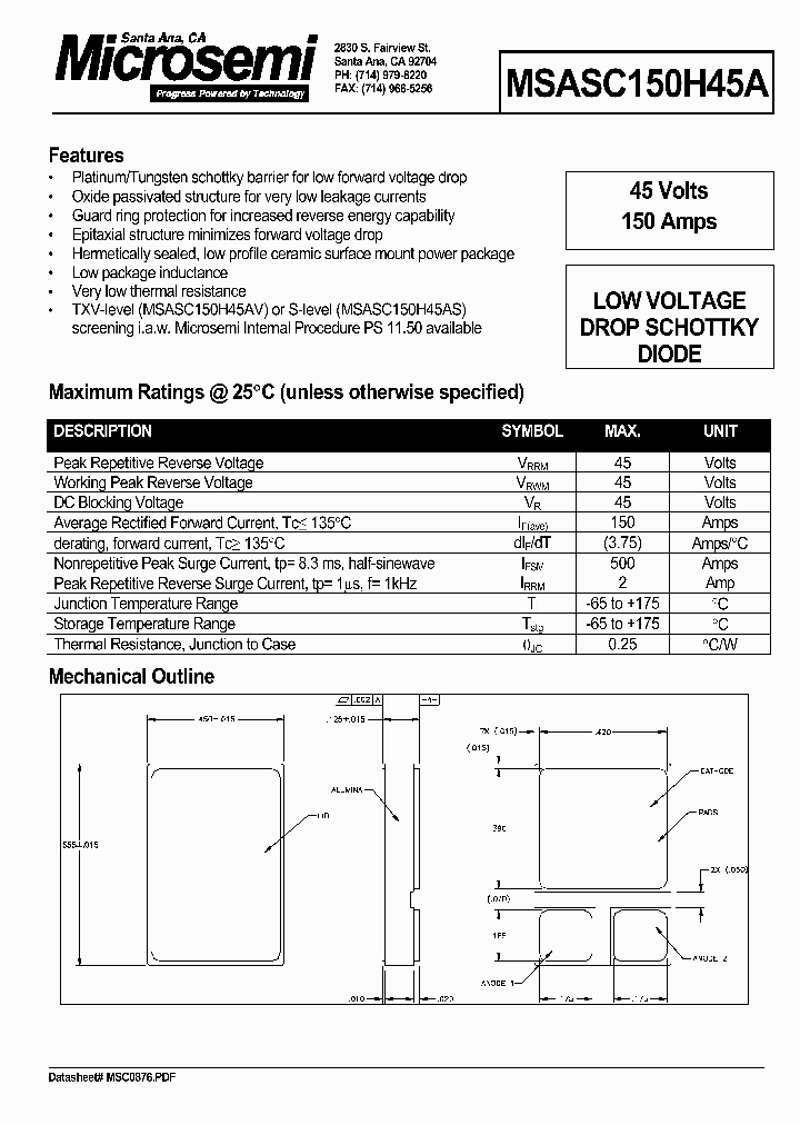 MSASC150H45A_1284043.PDF Datasheet