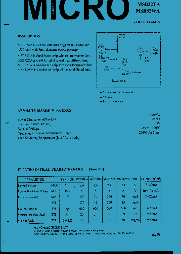 MSB32WA_1284076.PDF Datasheet