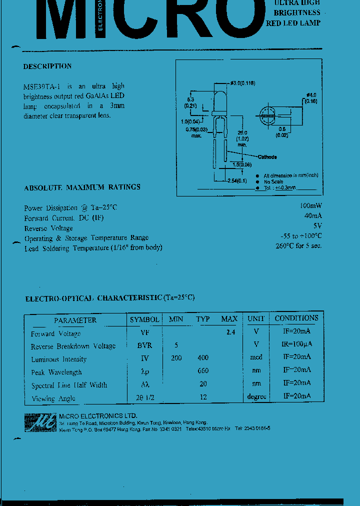 MSE39TA-1_1284314.PDF Datasheet