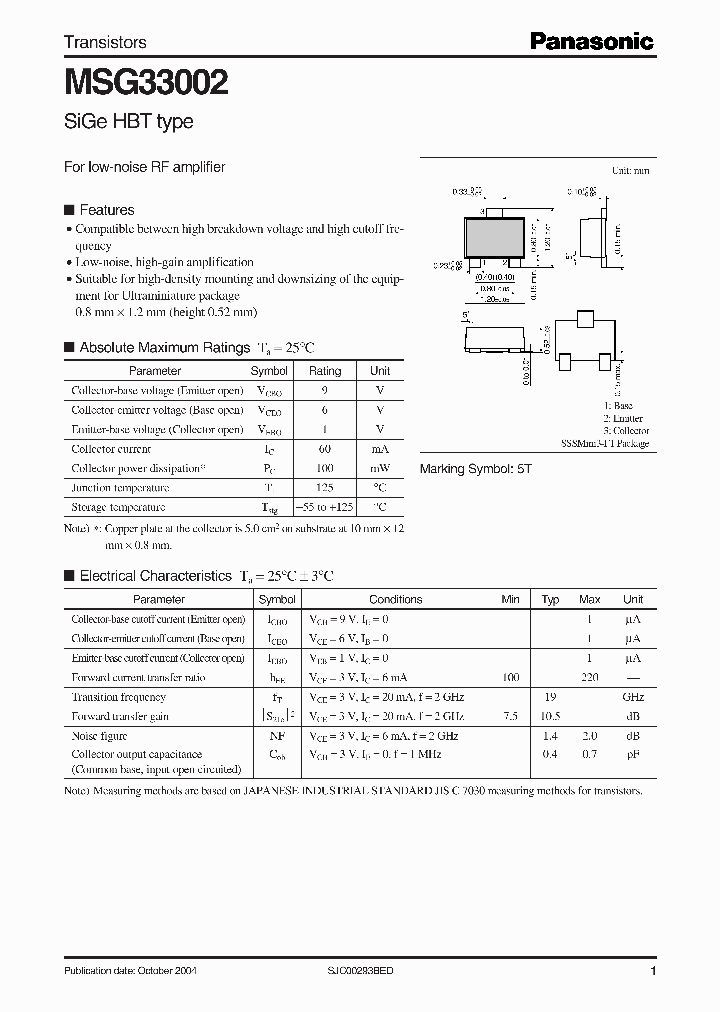 MSG33002_1284326.PDF Datasheet