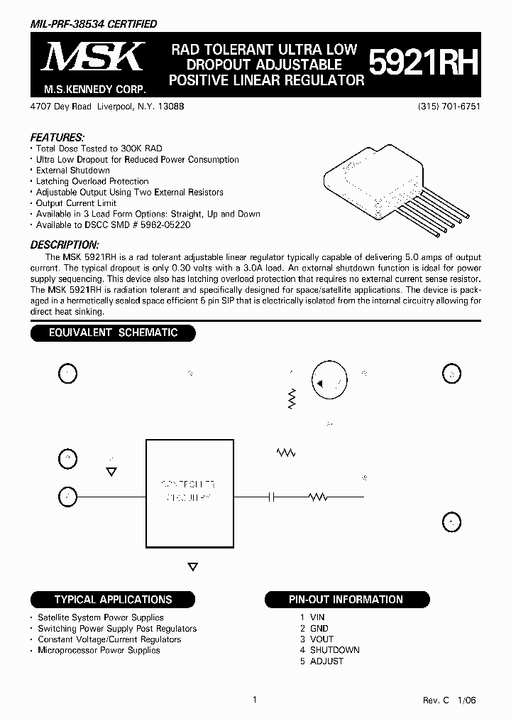 MSK5921KRHU_1284460.PDF Datasheet