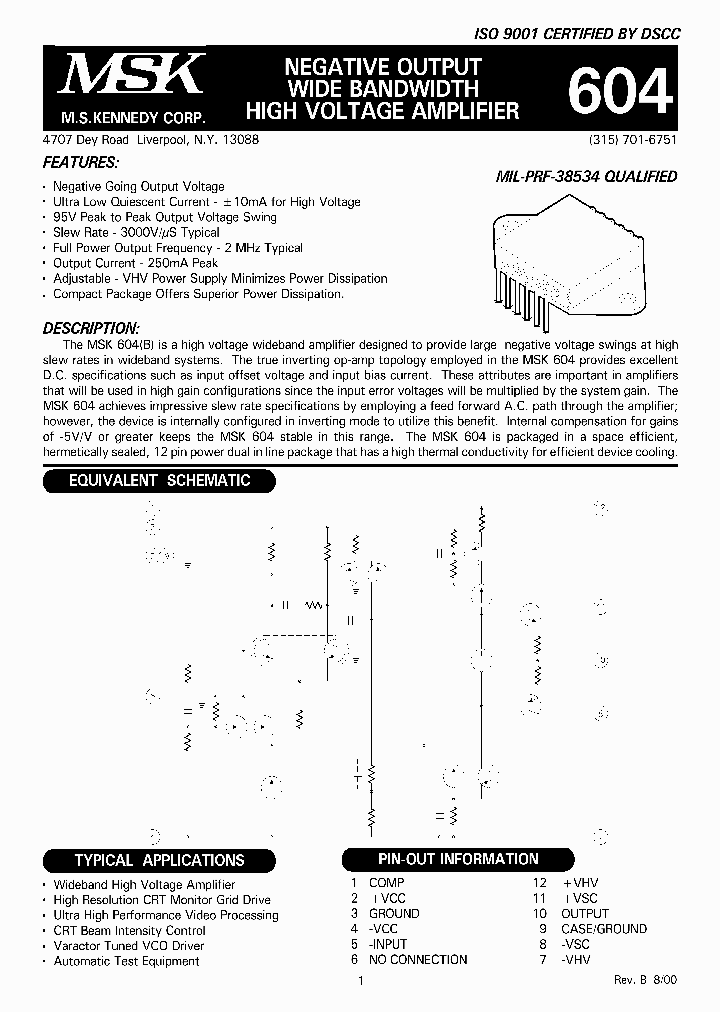 MSK604_1119765.PDF Datasheet