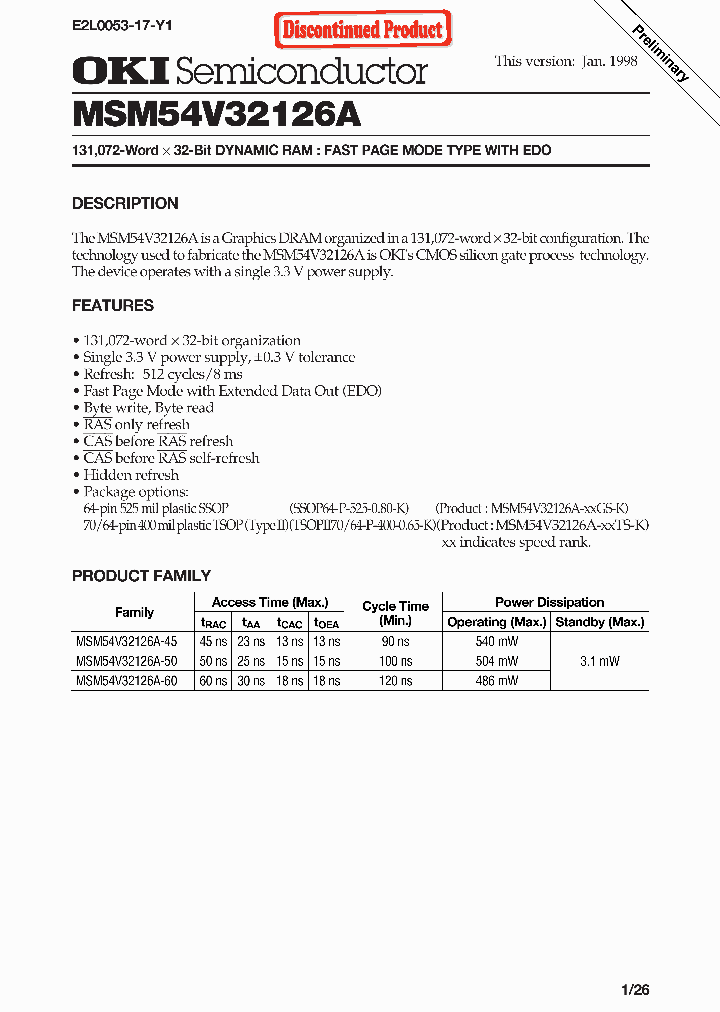 MSM54V32126A-60TS-K_1284659.PDF Datasheet