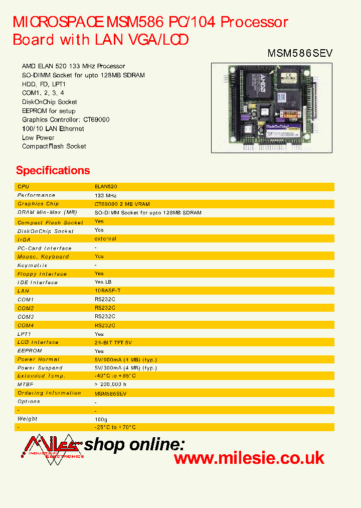 MSM5865SEV_1284668.PDF Datasheet