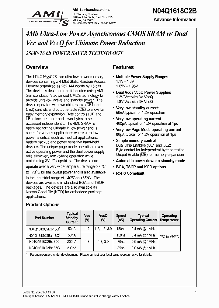 N04Q1618C2BX-85C_1287046.PDF Datasheet