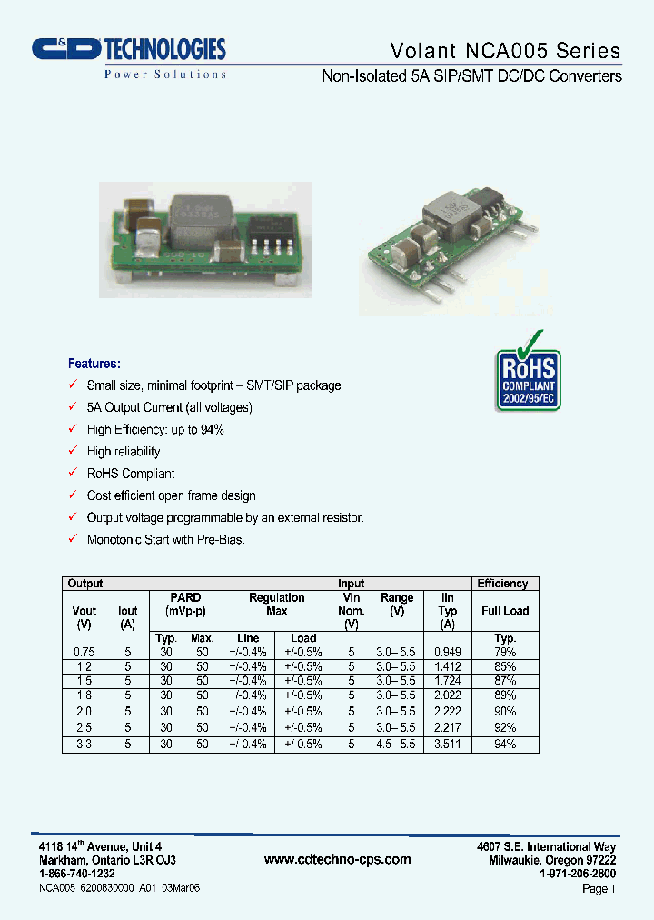 NCA005_1119280.PDF Datasheet