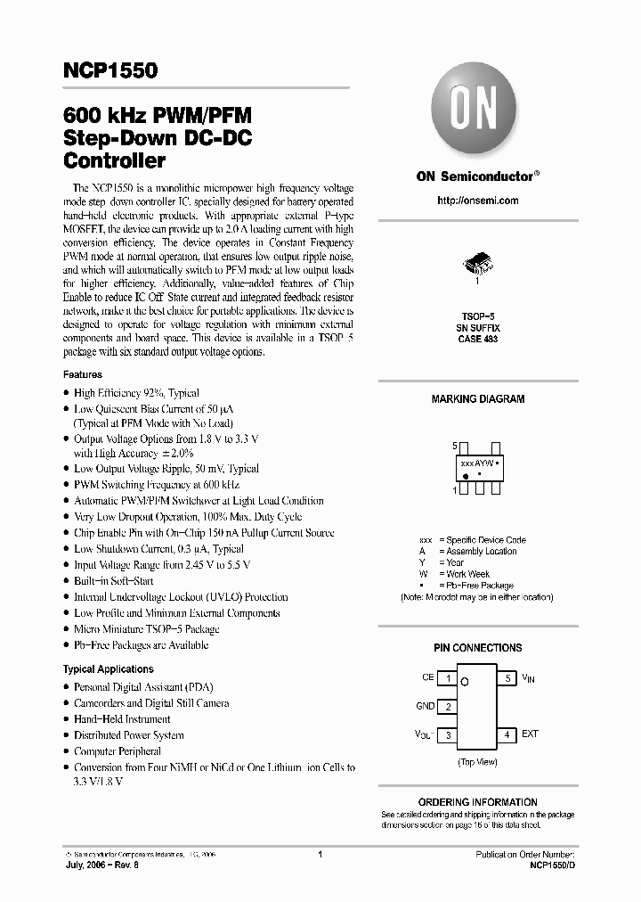 NCP1550SN33T1G_1121392.PDF Datasheet