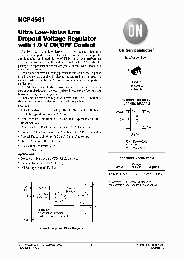 NCP4561SN28T1_1287807.PDF Datasheet