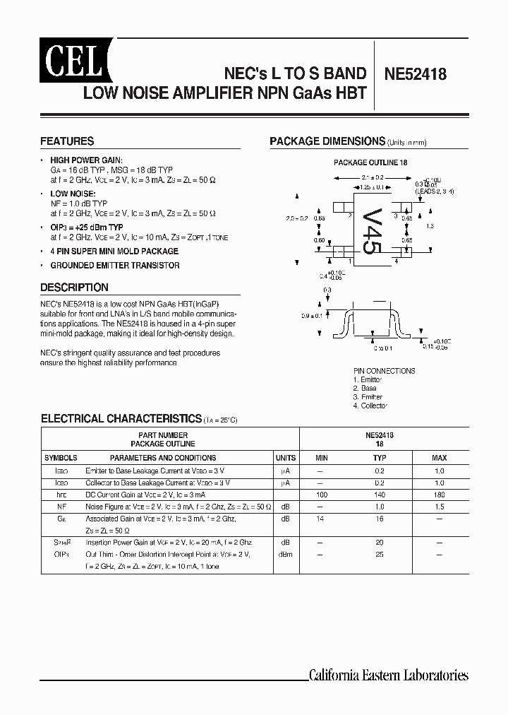 NE52418_1027822.PDF Datasheet