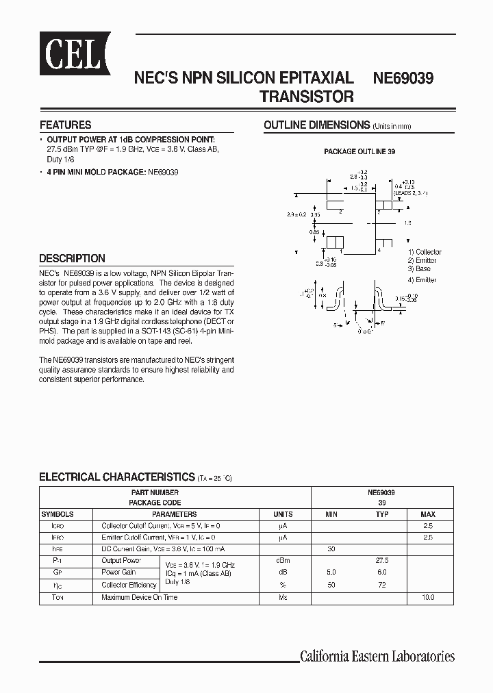 NE69039_1148975.PDF Datasheet