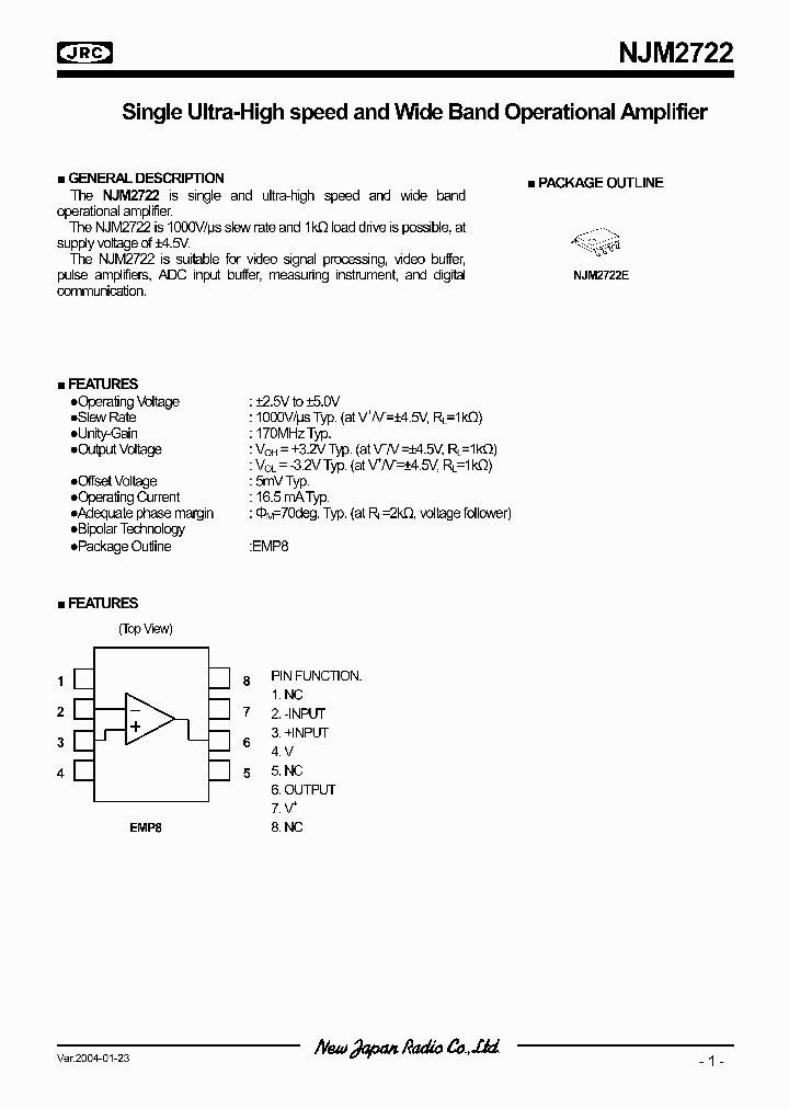 NJM2722E_1288919.PDF Datasheet