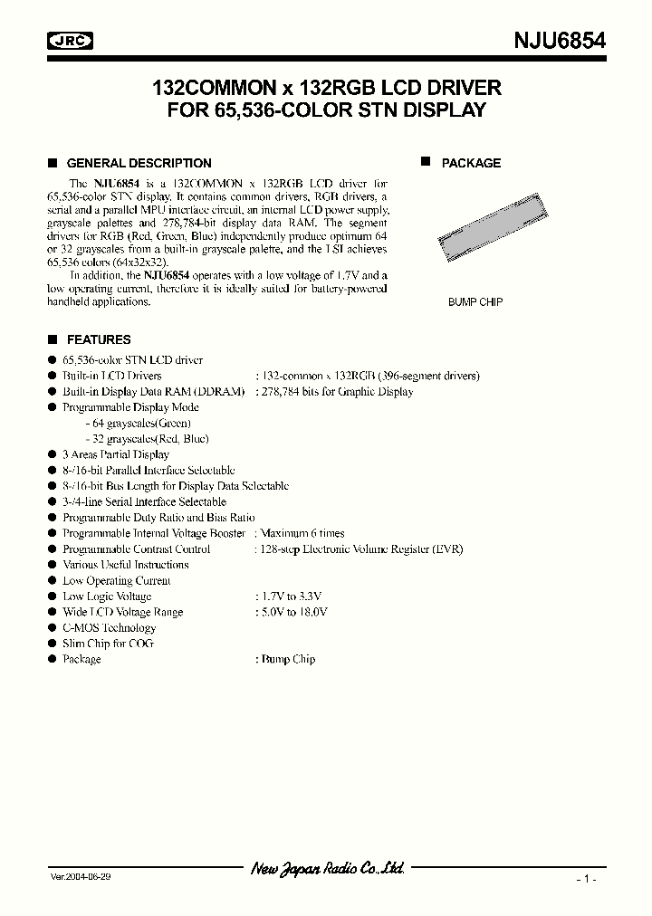 NJU6854_1289159.PDF Datasheet