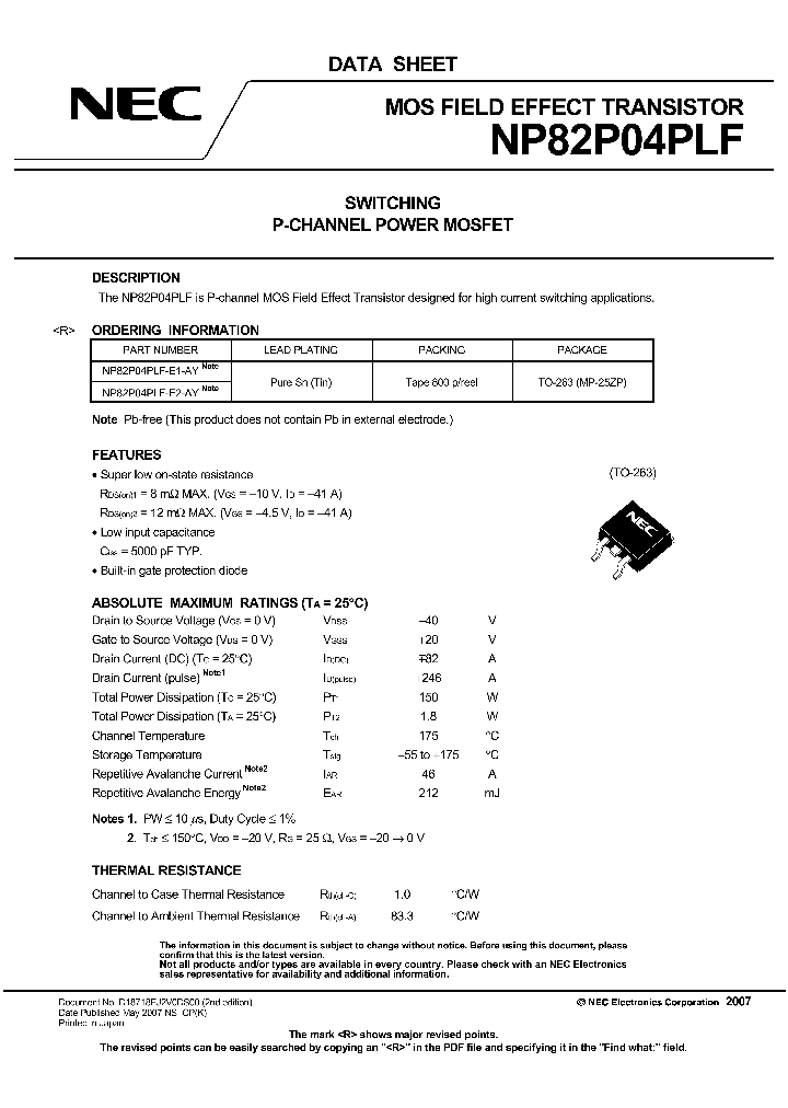 NP82P04PLF-E2-AY_1289602.PDF Datasheet