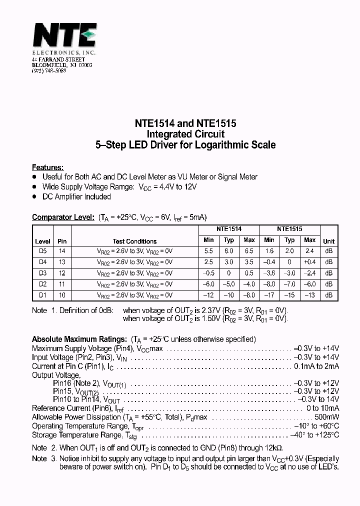 NTE1515_1290160.PDF Datasheet