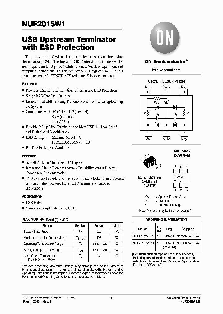 NUF2015W1_1108522.PDF Datasheet