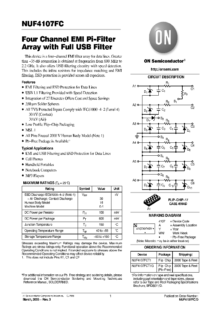 NUF4107FCT1_1121582.PDF Datasheet