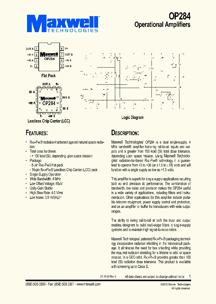 OP284_1137018.PDF Datasheet