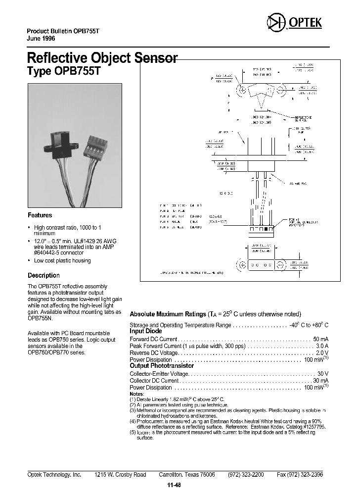 OPB755T_1292364.PDF Datasheet