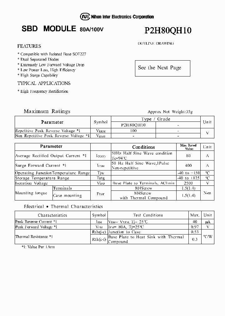 P2H80QH10_1292889.PDF Datasheet