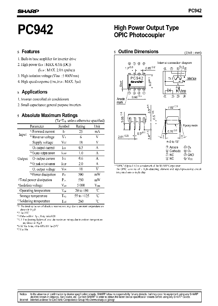 PC942_1294115.PDF Datasheet