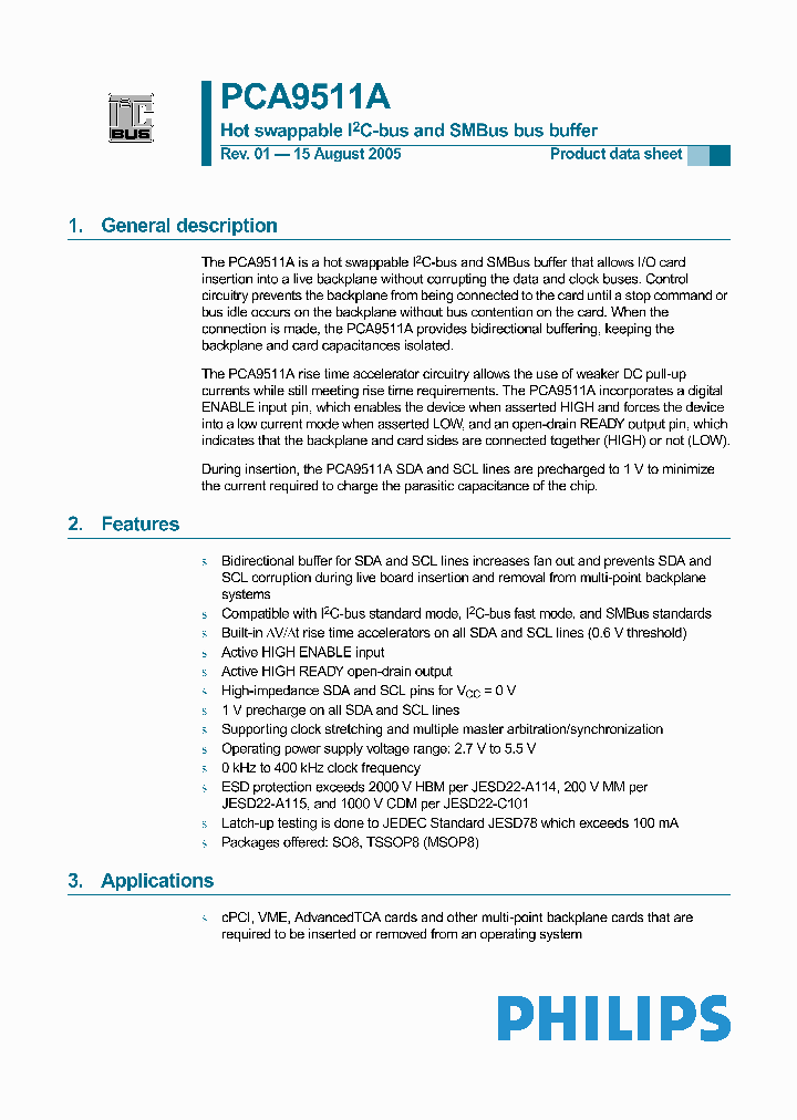 PCA9511A_1112409.PDF Datasheet