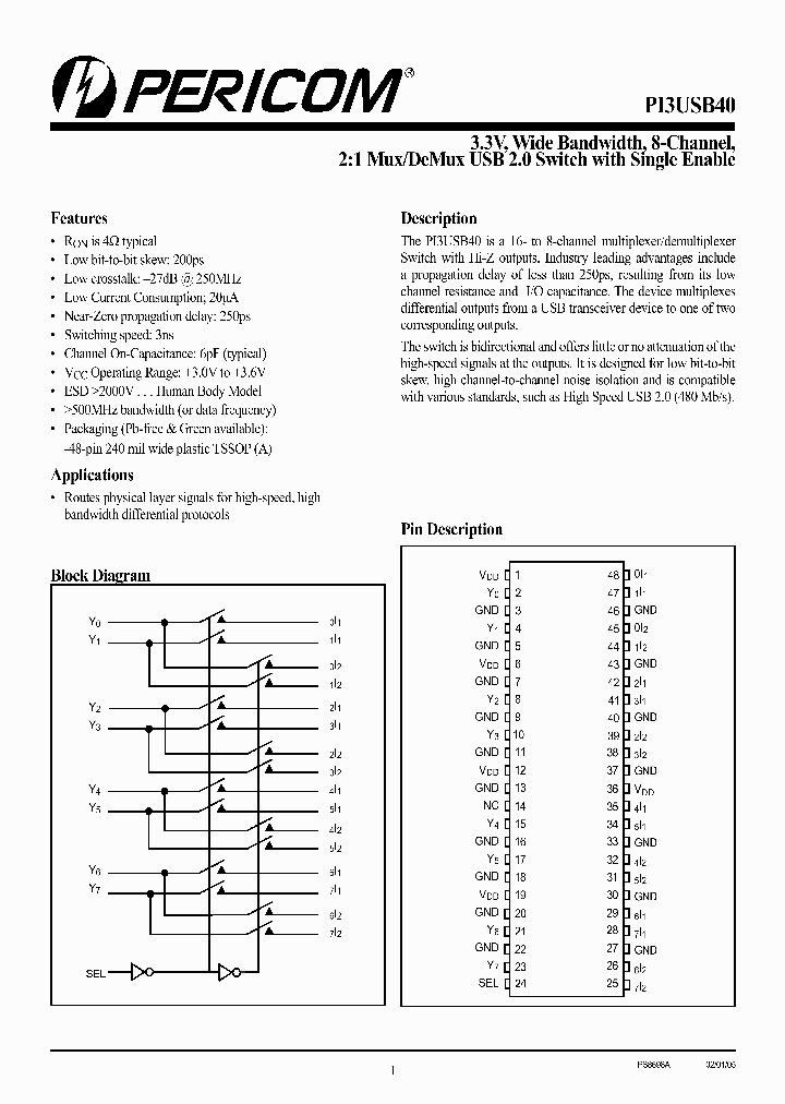 PI3USB40AE_1295803.PDF Datasheet