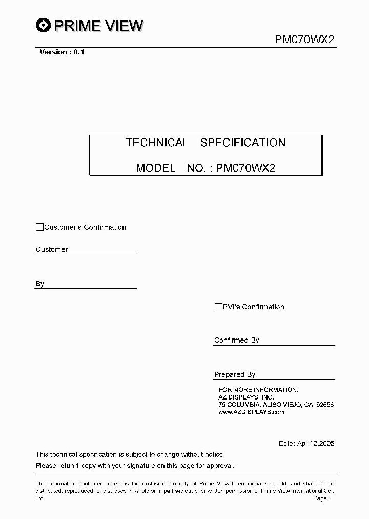 PM070WX2_1296608.PDF Datasheet
