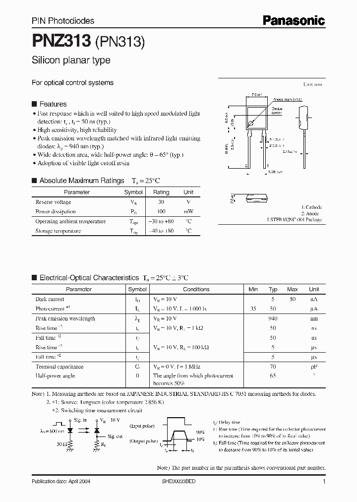 PNZ313_1297207.PDF Datasheet