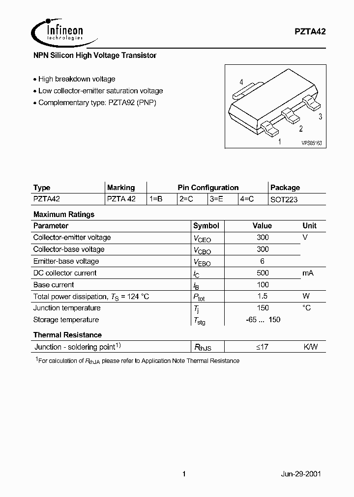 PZTA42_1298618.PDF Datasheet