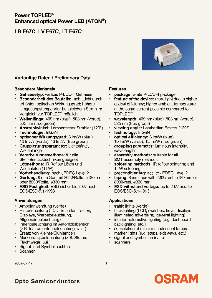 Q65110-A0273_1299367.PDF Datasheet