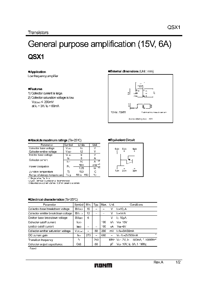 QSX1_1092614.PDF Datasheet