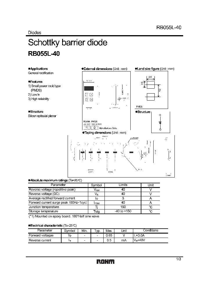 RB055L-40_1300652.PDF Datasheet