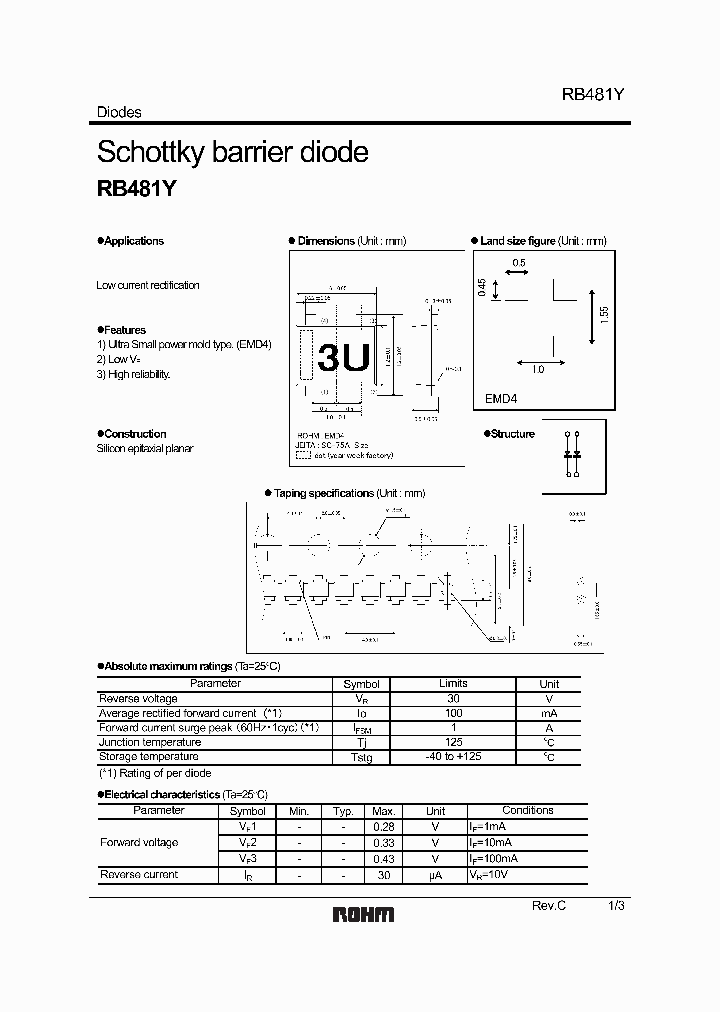 RB481Y1_1300740.PDF Datasheet