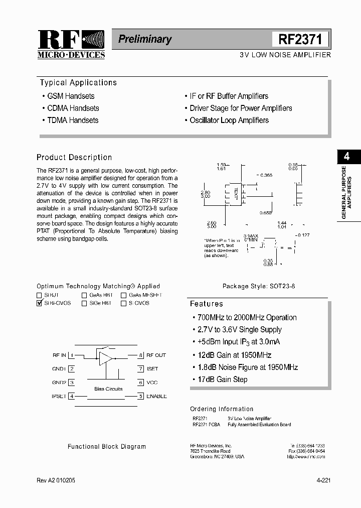 RF2371_1186250.PDF Datasheet