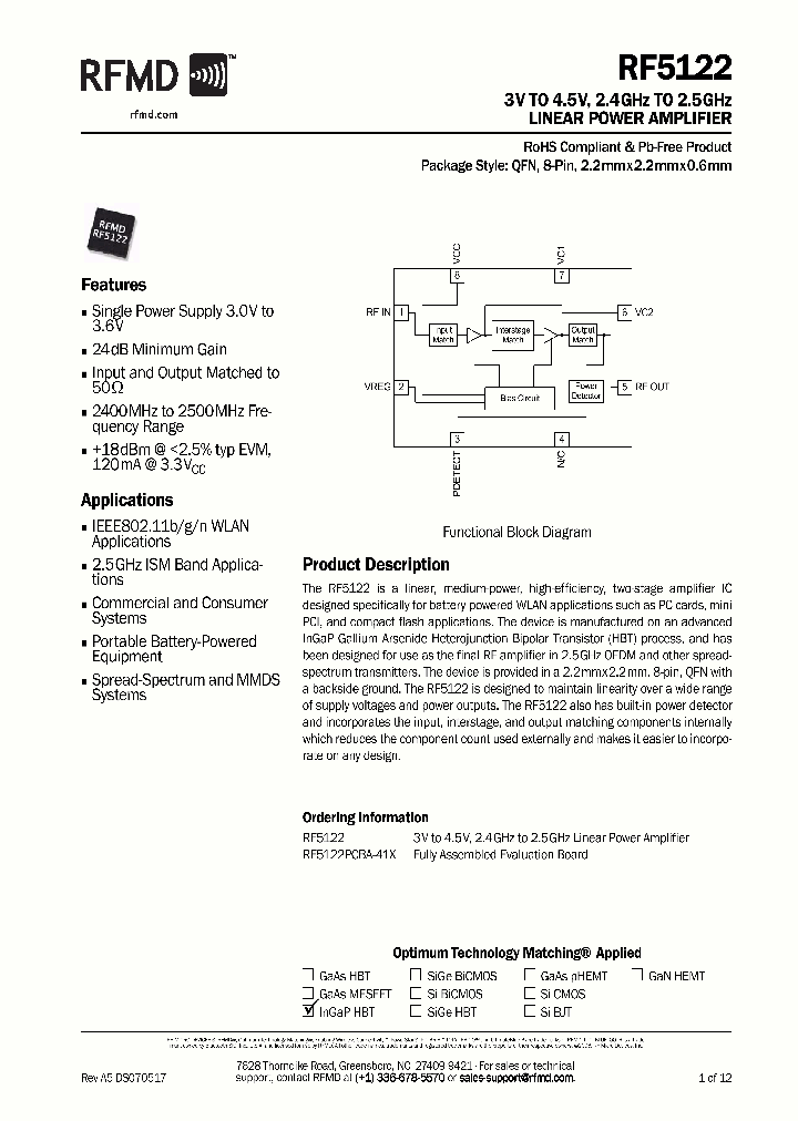 RF5122_1042067.PDF Datasheet