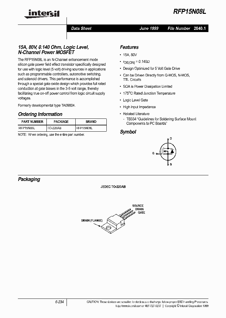 RFP15N08L_1301597.PDF Datasheet