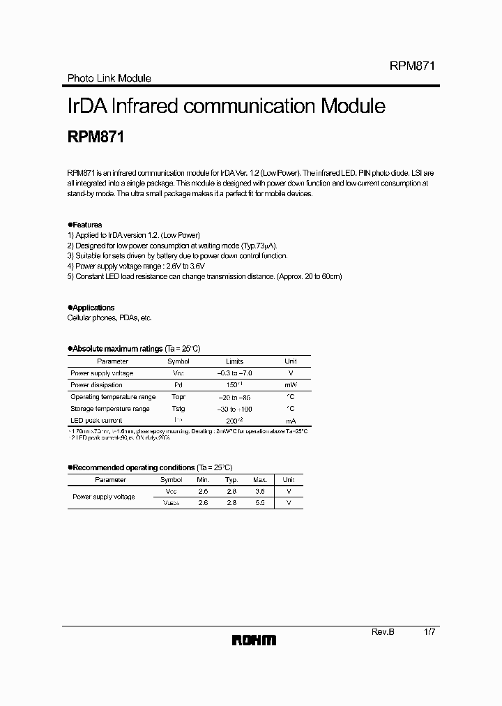 RPM871_1302616.PDF Datasheet