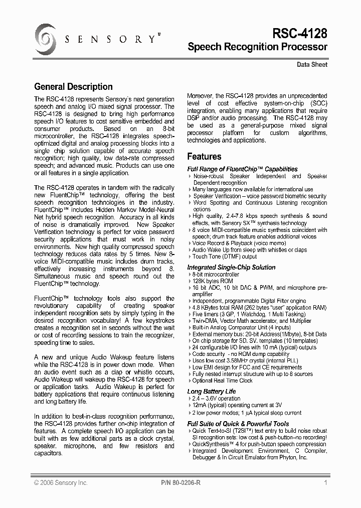 RSC-4128DIE_1302775.PDF Datasheet