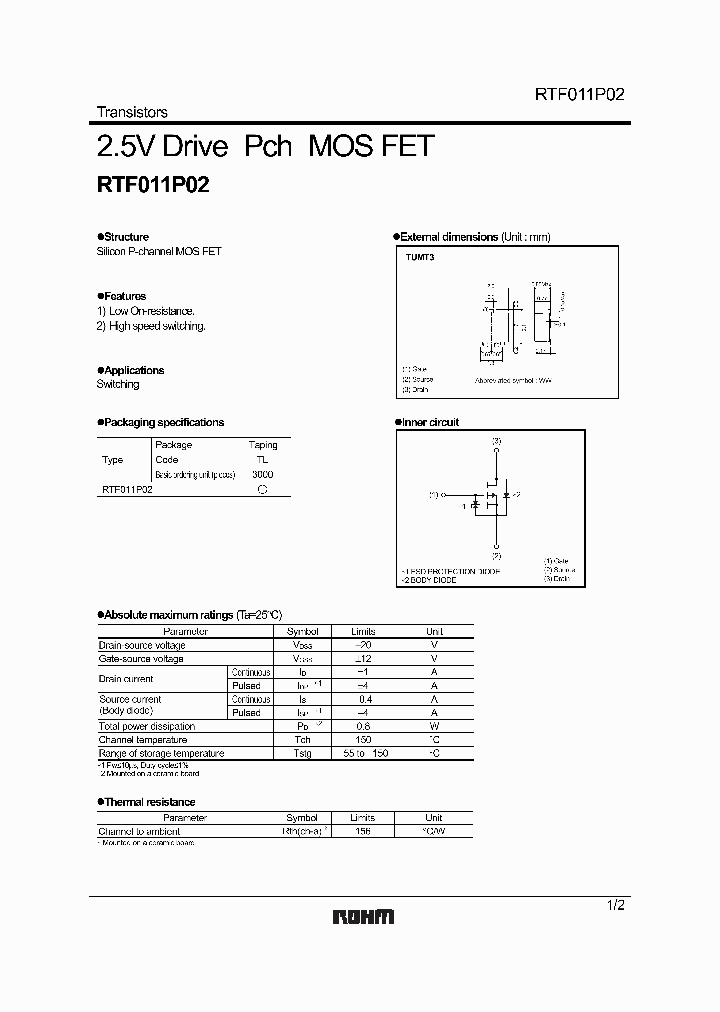 RTF011P02_1038600.PDF Datasheet