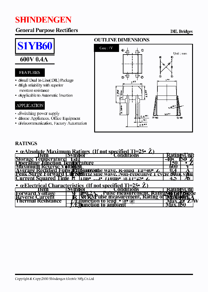 S1YB60_1303408.PDF Datasheet