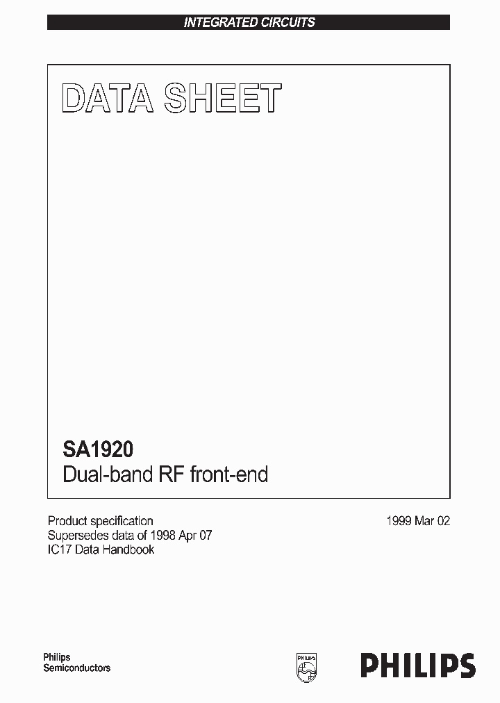 SA1920_1304390.PDF Datasheet
