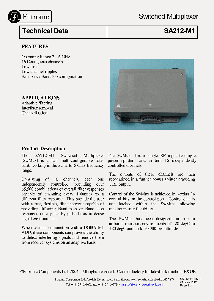 SA212-M1_1304398.PDF Datasheet