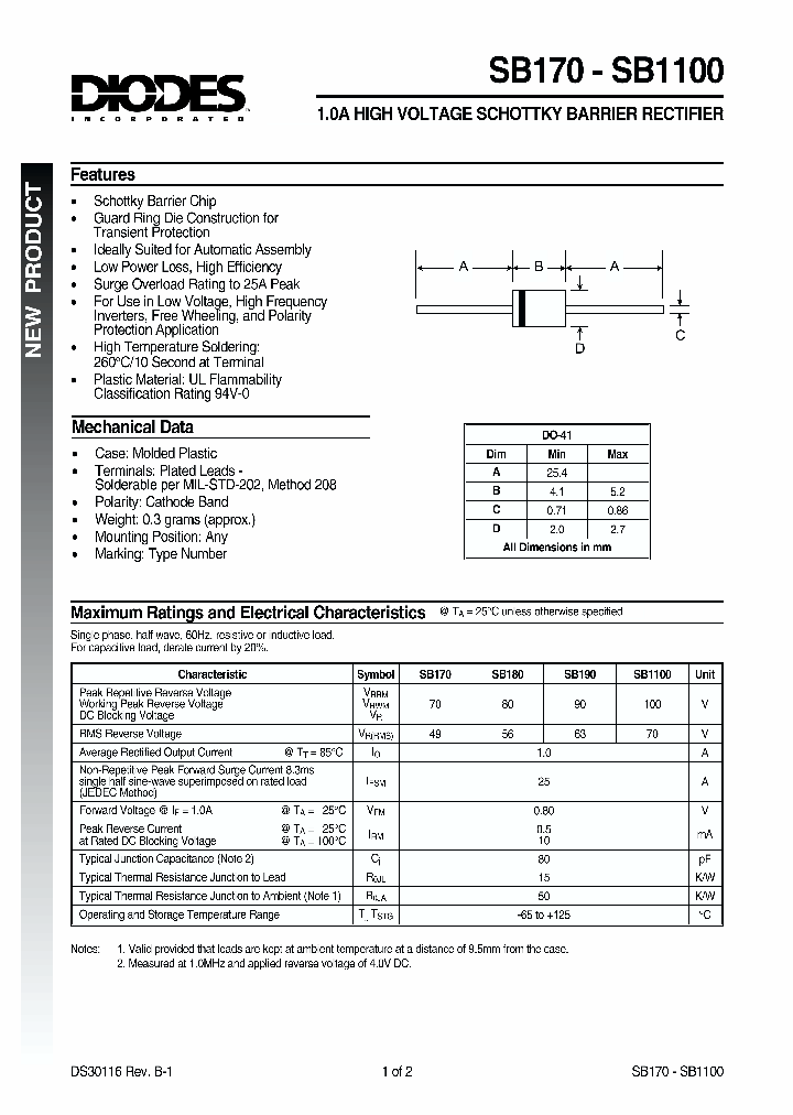 SB190_1305035.PDF Datasheet