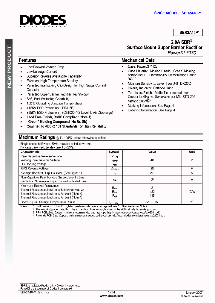 SBR2A40P1_1106625.PDF Datasheet