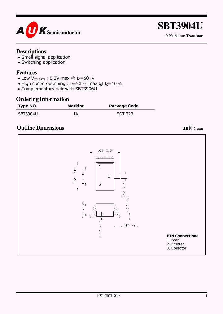 SBT3904U_1305469.PDF Datasheet