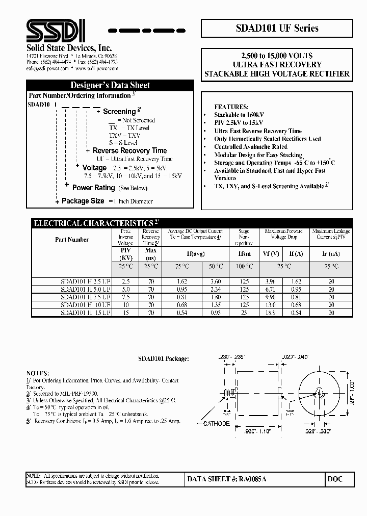 SDAD101UF_1306474.PDF Datasheet