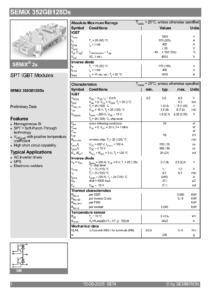SEMIX352GB128DS_1306972.PDF Datasheet