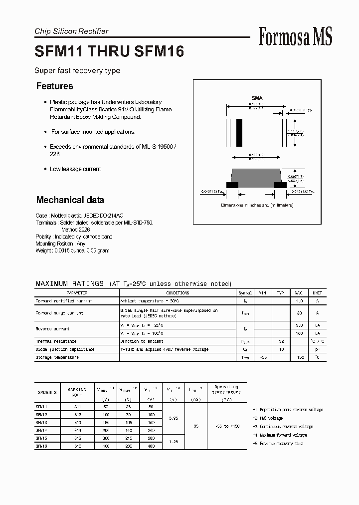 SFM16_1307709.PDF Datasheet