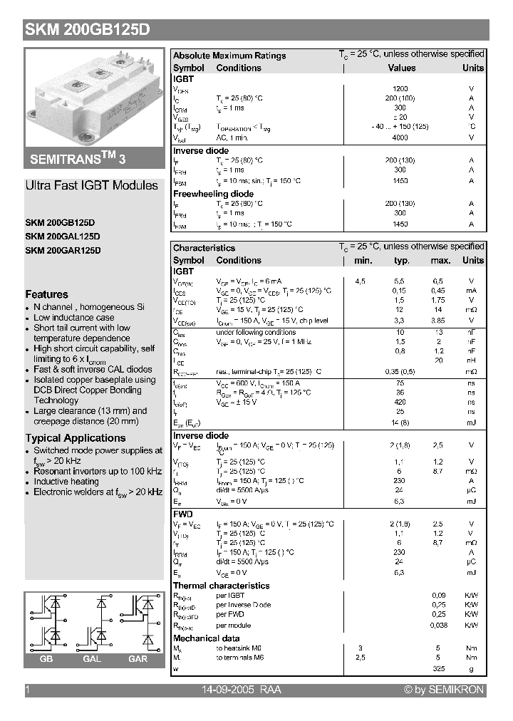 SKM200GAL125D_1048028.PDF Datasheet