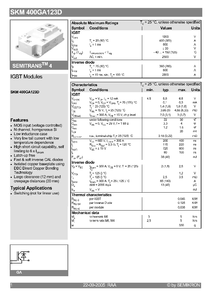 SKM400GA123D_1309862.PDF Datasheet